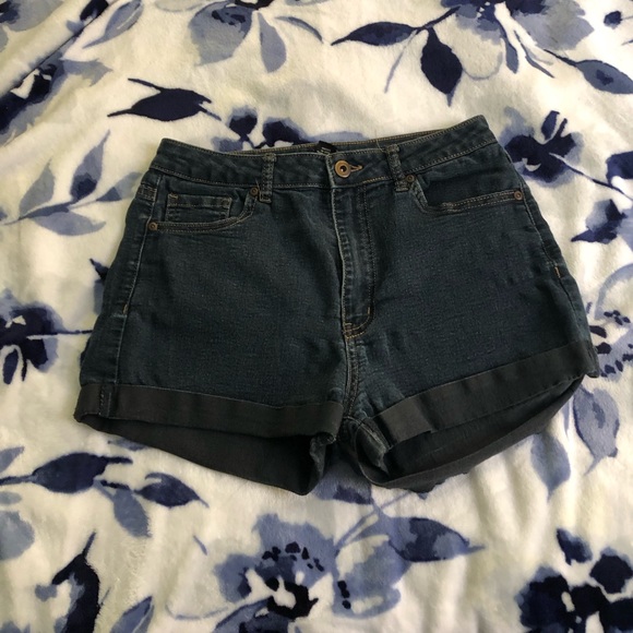 Forever 21 Shorts Dark Jean Shorts Poshmark